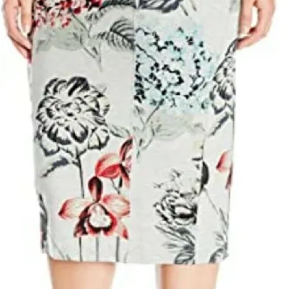 Melissa McCarthy Grey Pencil Skirt Knee-Length Workwear B1